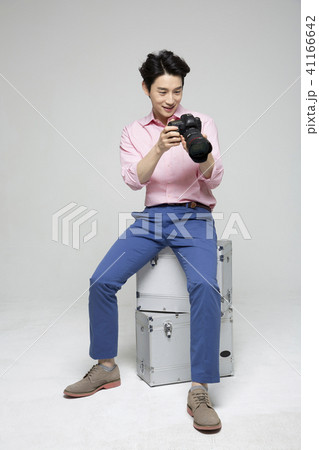 Types of profession concept photo - Photographer, Art therapist, instructor and so on. 029 Types of profession concept photo - Photographer, Art therapist, instructor and so on. 029 41166642