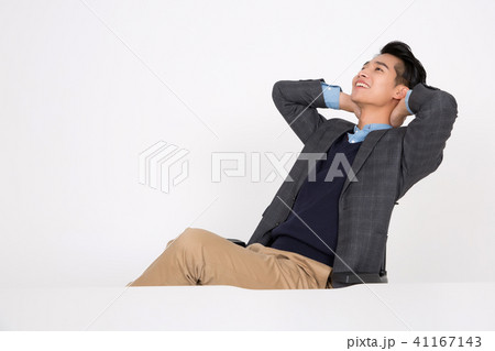 Business, people and teamwork concept. Portrait of business people isolated white background. 192 Business, people and teamwork concept. Portrait of business people isolated white background. 192 41167143