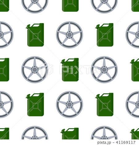 Steering wheels hearts seamless pattern background auto wheel vector illustration. 41169117
