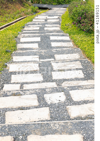 Background of stairway stone path Background of stairway stone path 41169151