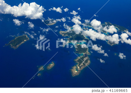 太平洋上空 慶良間諸島 空撮 太平洋上空 慶良間諸島 空撮 41169665
