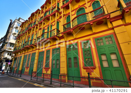 マカオの街並み マカオの街並み 41170291