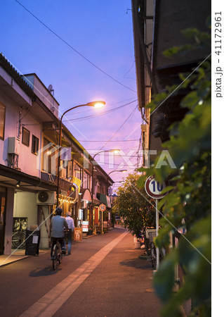 仙台浅草と夕焼け005 41172961