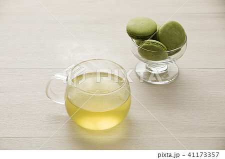 緑茶と抹茶マカロン 41173357