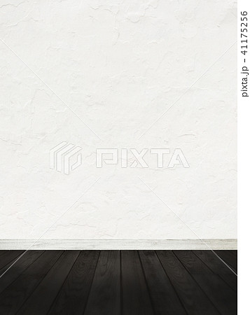 白壁 コンクリート フローリング 床のイラスト素材 41175256 Pixta