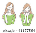 女性　悩み喜び　セット 41177564