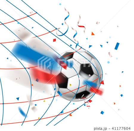 Goal. Soccer ball in a net. World competition Goal. Soccer ball in a net. World competition 41177604