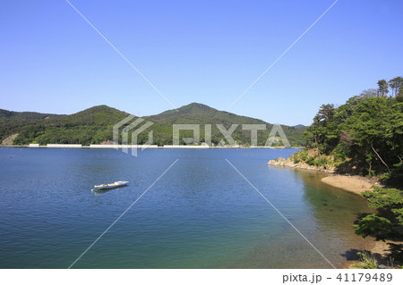 《宮城県》　初夏の雄勝湾 41179489