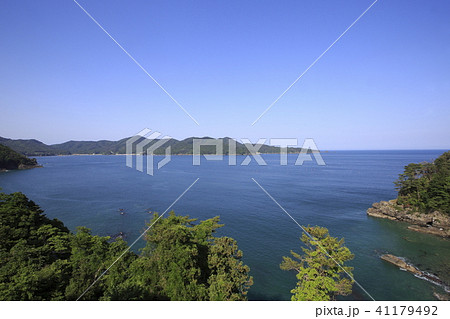 《宮城県》　初夏の雄勝湾 41179492