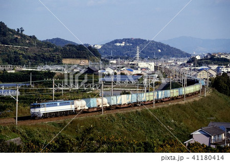 1993年　EF6517コンテナ貨物列車 41180414