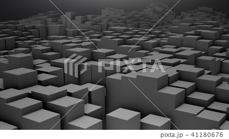 3D render Digital background of the many grey squares 41180676