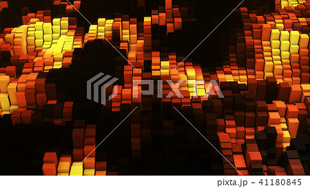 3D render Vj gold glow equalizer 41180845