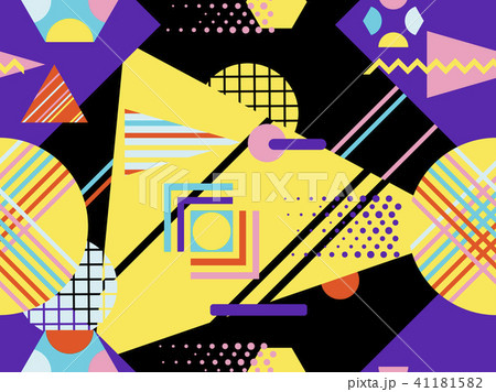 Bauhaus seamless pattern. Geometric elements 41181582