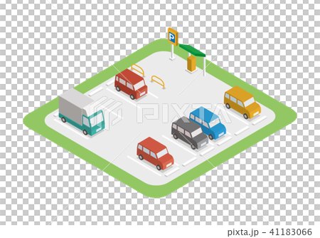 駐車場のイラスト素材