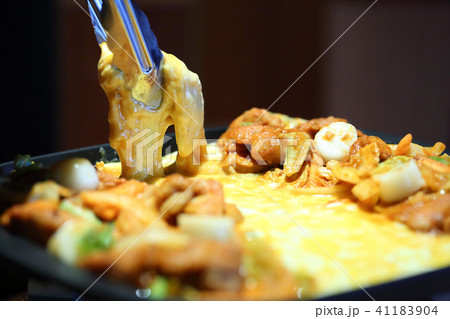 チーズタッカルビのチーズ イメージ 韓国料理 41183904
