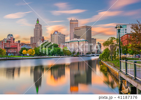 Providence, Rhode Island, USA River Skyline 41187376