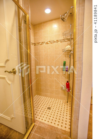 Bathroom with warm walk-in shower Bathroom with warm walk-in shower 41189841