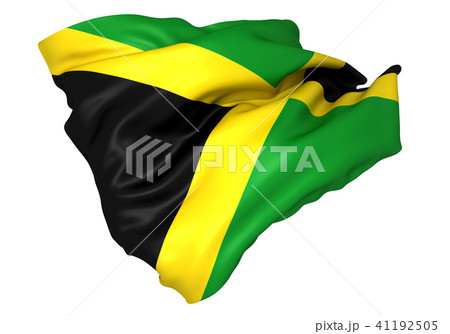 ジャマイカ国旗のイラスト素材