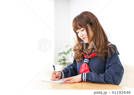 セーラー服 女子高生 41192646