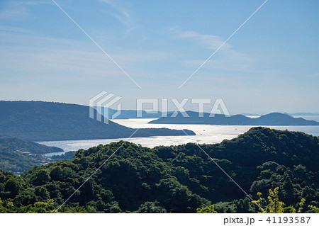 瀬戸内の風景 屋島 輝く海 春 瀬戸内の風景 屋島 輝く海 春 41193587