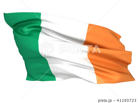 アイルランド国旗のイラスト素材