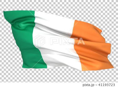 アイルランド国旗のイラスト素材
