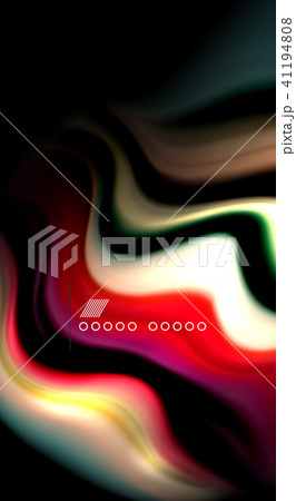 Abstract wave lines fluid rainbow style color stripes on black background. Artistic illustration for Abstract wave lines fluid rainbow style color stripes on black background. Artistic illustration for 41194808
