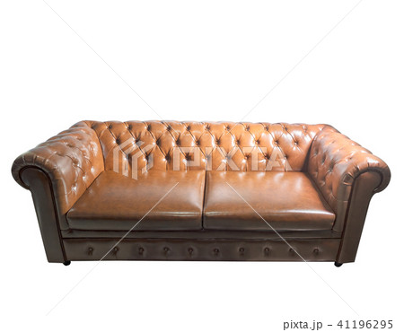 Brown vintage leather sofa furniture 41196295