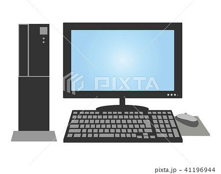 パソコン3　PC　デスクトップ	 41196944