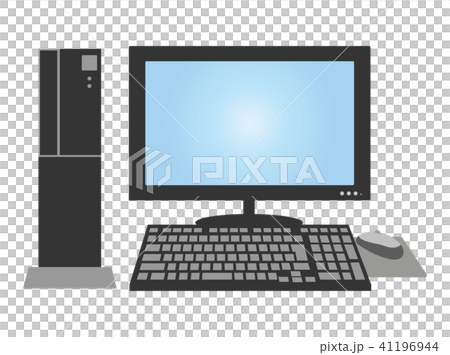 パソコン3　PC　デスクトップ	 41196944