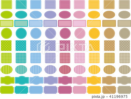 使えるフレーム枠パターンセット 使えるフレーム枠パターンセット 41196975