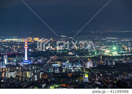 京都の夜景 （東山山頂公園展望台から） ※2017年4月撮影 41199466