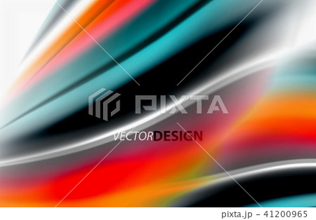 Rainbow color waves, vector blurred abstract background Rainbow color waves, vector blurred abstract background 41200965