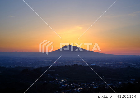 岩木山 夕暮れ 岩木山 夕暮れ 41201154