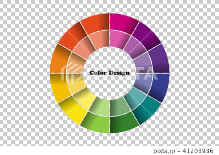 色相環のベクター素材のイラスト素材