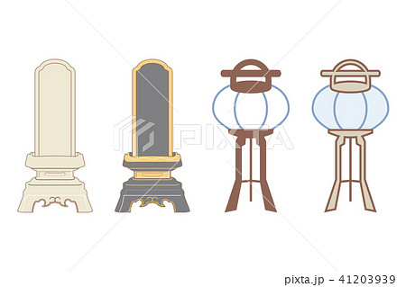 葬儀のイラスト素材のイラスト素材