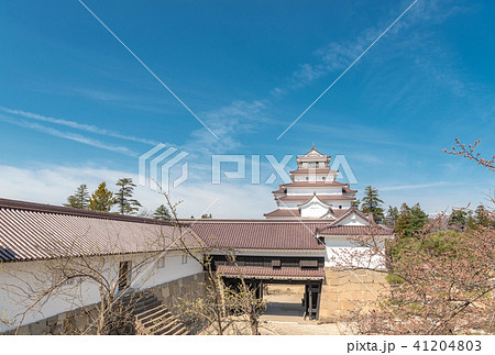 会津若松城 天守と鉄門 41204803