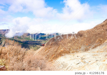 Landscape of little Ropeway with mountain 41206176
