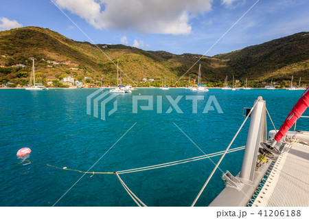 Sailboat mooring in BVI 41206188