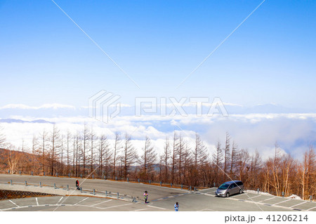 Landscape View above the cloud line with Japan Alp 41206214
