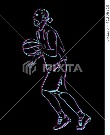 basketball player playing basketball player playing 41206519