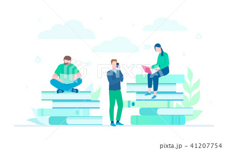 Business process - flat design style colorful illustration 41207754