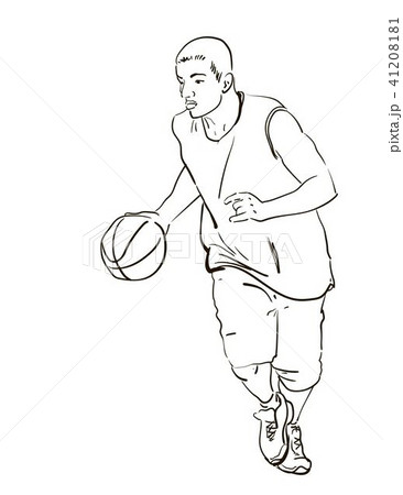 basketball player playing basketball player playing 41208181