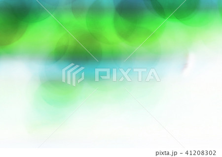 green Blurred bubbles, glass ball on isolated 41208302