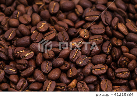 Background of Roasted coffee beans 41210834