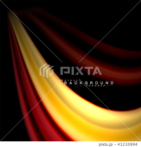 Fluid mixing colors vector wave abstract background design. Colorful mesh waves 41210994