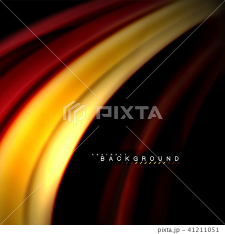 Fluid mixing colors vector wave abstract background design. Colorful mesh waves 41211051