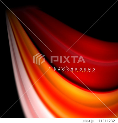 Fluid mixing colors vector wave abstract background design. Colorful mesh waves 41211232