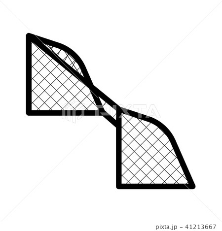 Isolated soccer net icon 41213667