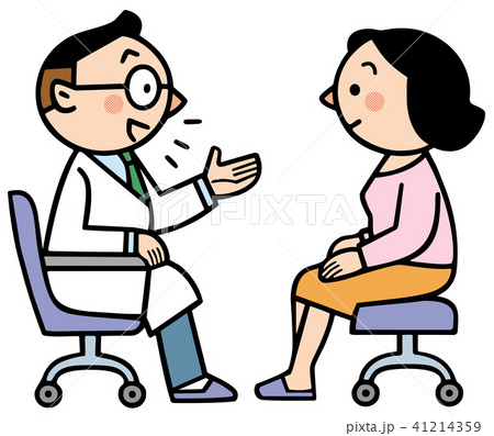 医者と患者のイラスト素材